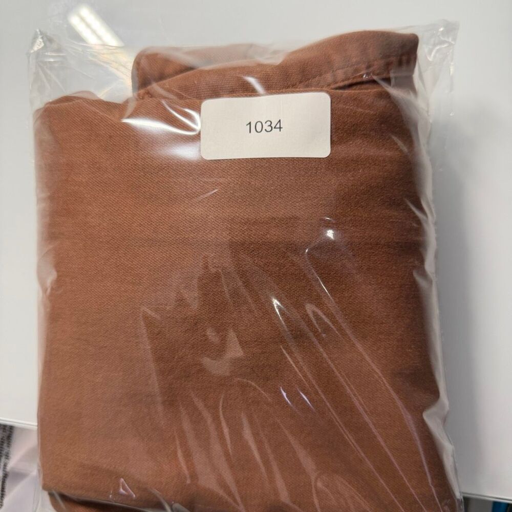 PAIGE Brooklyn 31 Wide Leg Pants Brown High Rise NWT Size 30 - Picture 12 of 12